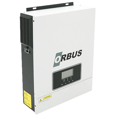Инвертор гибридный с чистой синусоидой ORBUS ORB-1,6KW 2000ВА/1600 Вт 1 фаза RS232/GPRS/WIFI Белый Инвертор гибридный с чистой синусоидой ORBUS ORB-1,6KW 2000ВА/1600 Вт 1 фаза RS232/GPRS/WIFI Белый