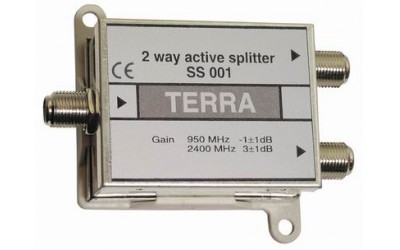 Дільник телевізійного сигналу Terra SS001 двоканальний активний
