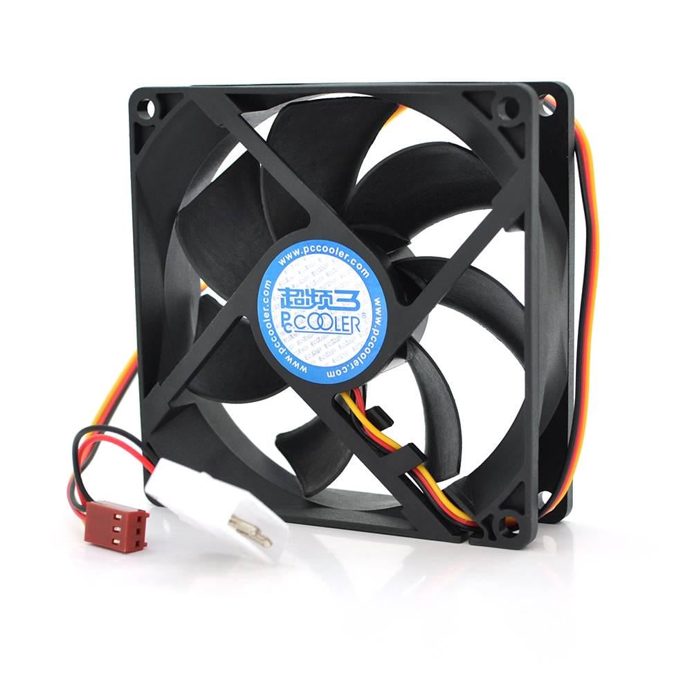 Кулер корпусний Pccooler F92 12V/0,08A RPM 1300±10% 3-pin/MOLEX Box 90x90x25 мм Black (29015)