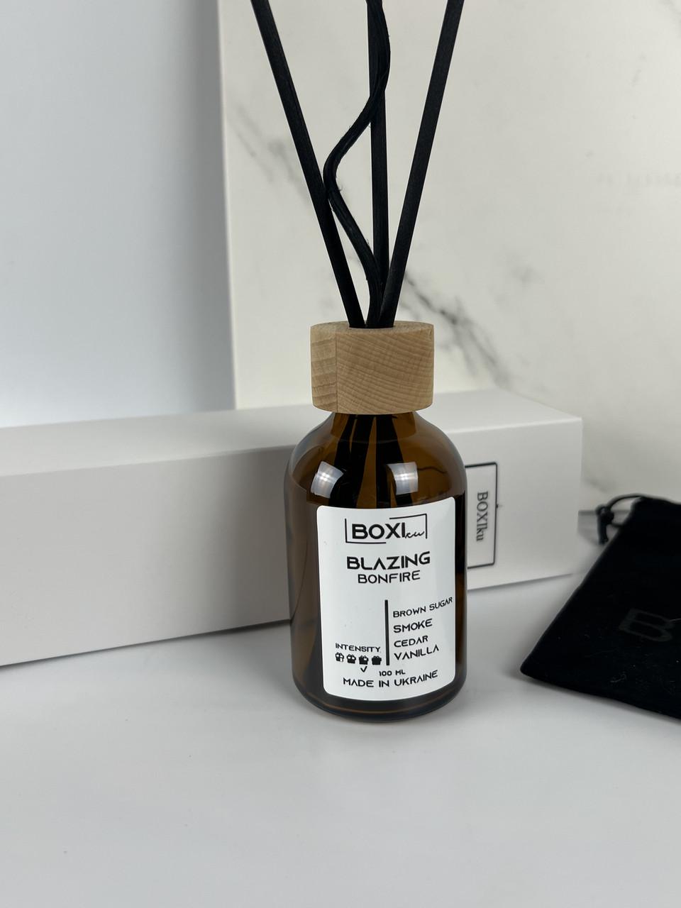 Диффузор для дома Boxiku Blazing Bonfire 100 мл - фото 3 Диффузор для дома Boxiku Blazing Bonfire 100 мл - фото 3