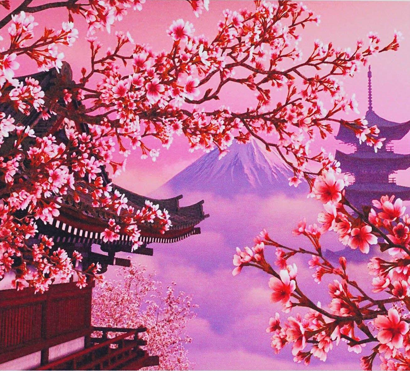 Алмазна мозаїка-картина за номерами TK Group B 70039/30 Сакура в коробці 40х50 см (24710128)