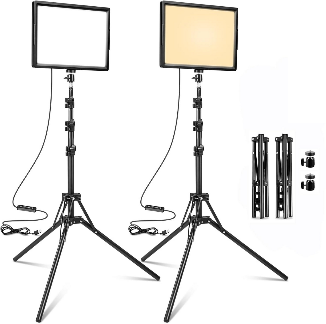 Комплект светильников Ci-Fotto LED для фото и видео USB 2800-6500К (2894572990)