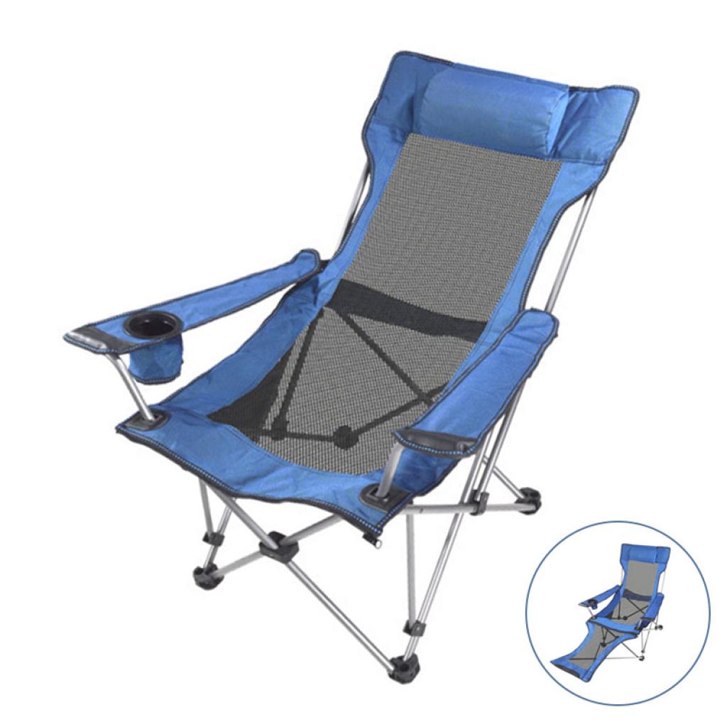 Кресло туристическое раскладное Lesko SW233 Blue (1380052) - фото 3 Кресло туристическое раскладное Lesko SW233 Blue (1380052) - фото 3