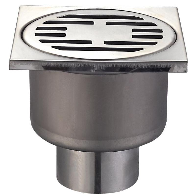 Душовий трап MIXXUS DRAIN-01-10x10-180 із нержавіючої сталі SUS304 пряме відведення (MI3421)