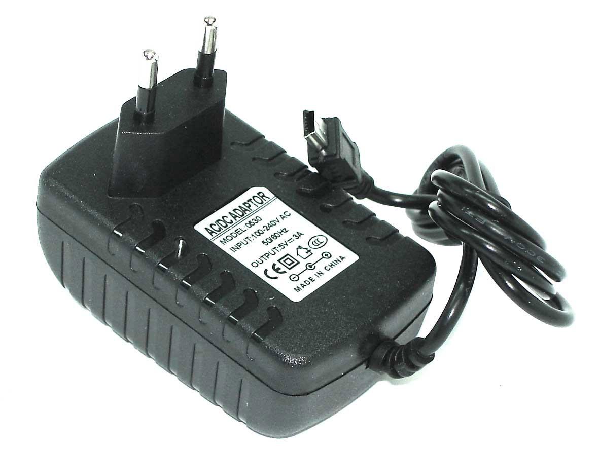 Блок питания для планшета AC 15W 5V 3A mini-USB Wall