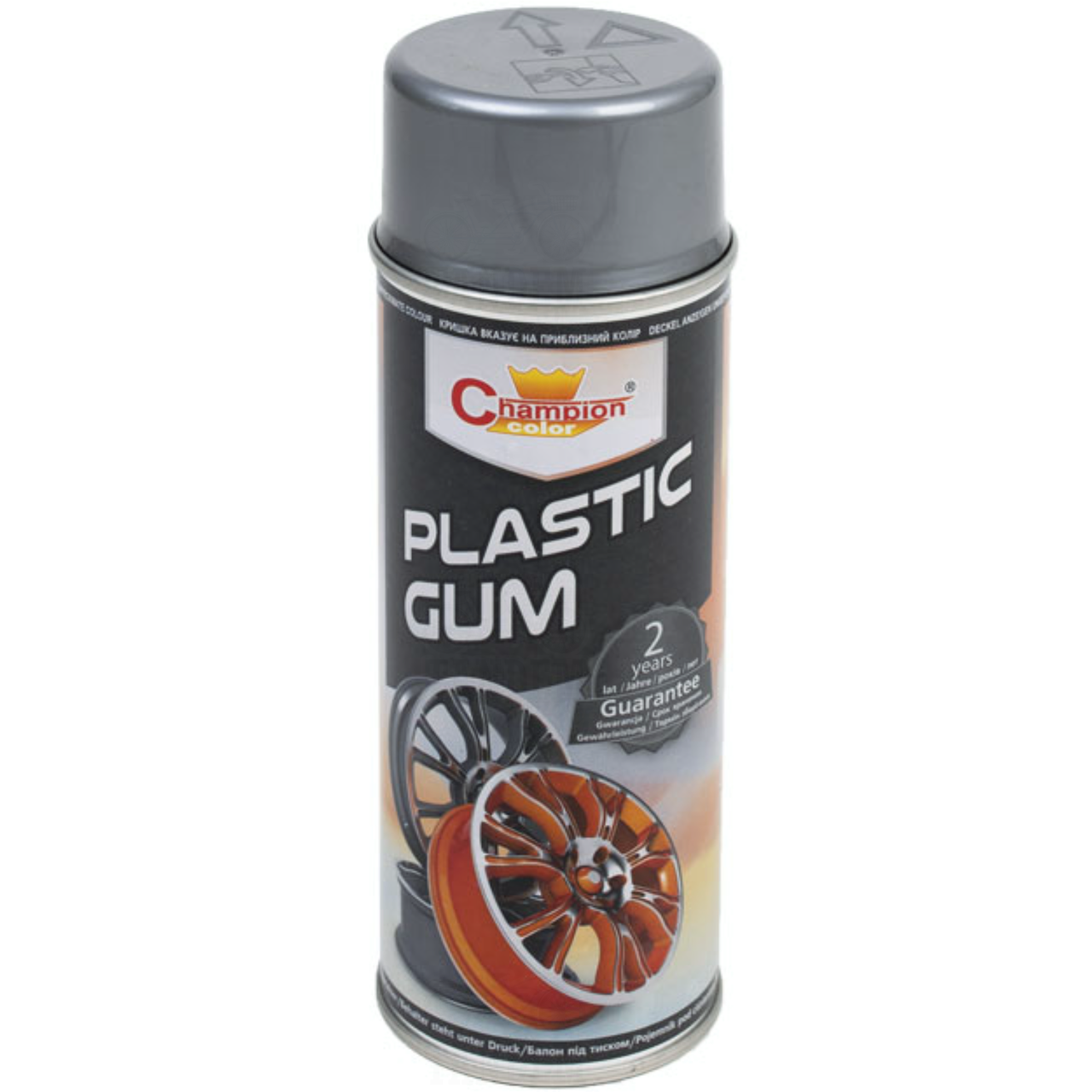 Жидкая резина Champion PLASTIC GUM аэрозоль 400 мл Серебристый (RAL 9006)