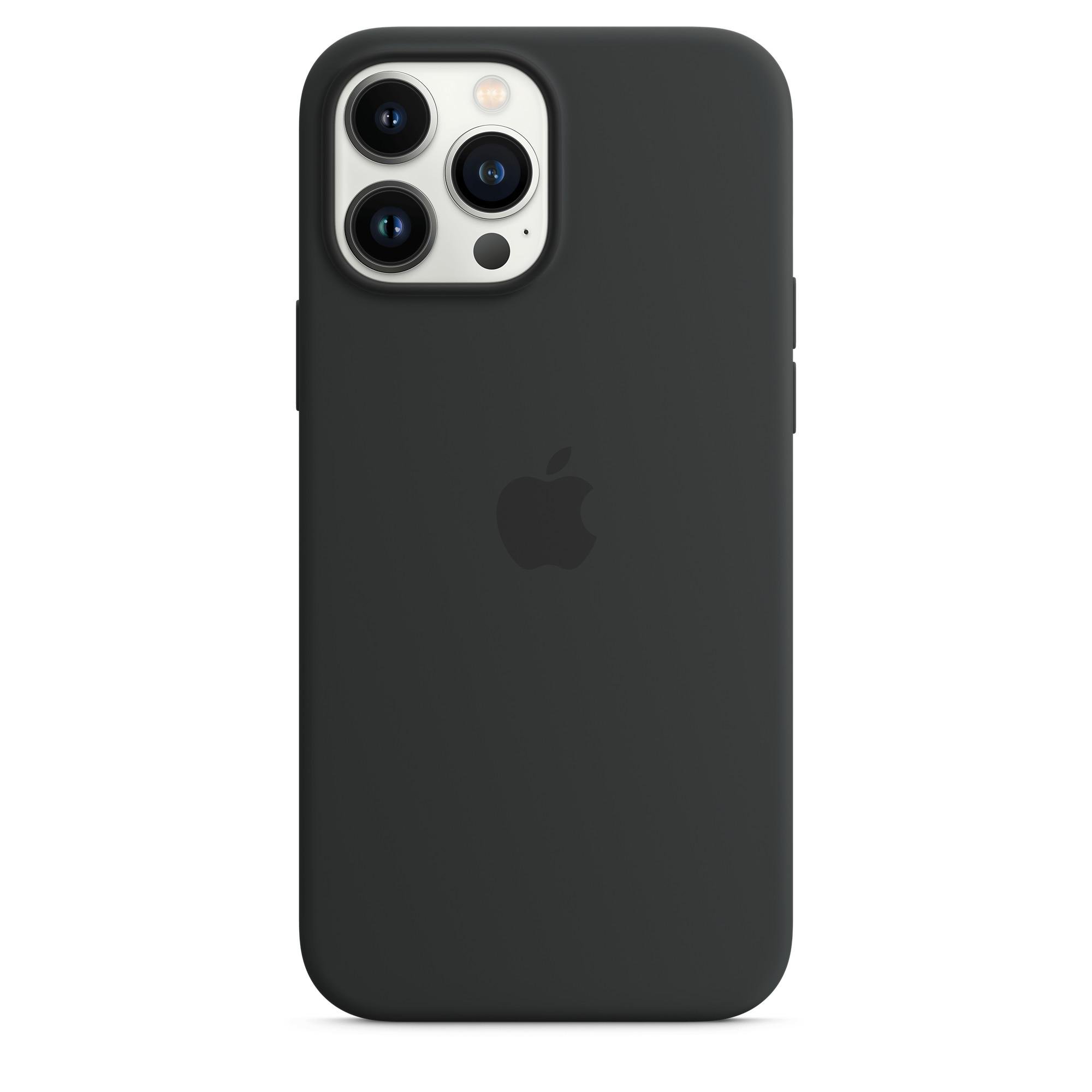 Чехол силиконовый оригинальный Silicone Case MM2U3ZE/A MagSafe для Apple Iphone 13 Pro Max Midnight (11774125) - фото 9