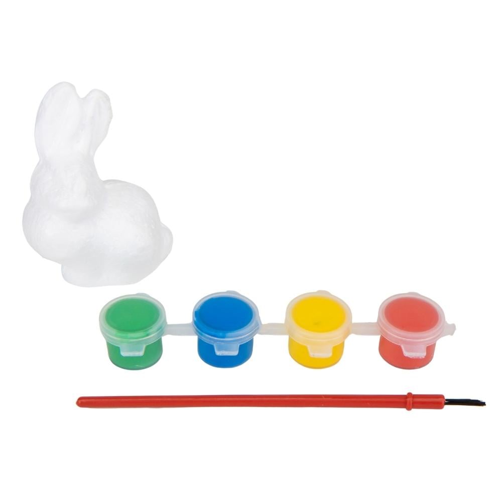 Набор кроликов с красками Раскраска 4 шт. (9109-075)