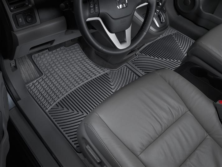Коврики автомобильные передние резиновые WeatherTech W161 Honda CR-V 2007-2011 Черный (1185135900)