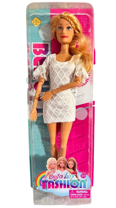 Лялька шарнірна в сукні Defa (8406-2)