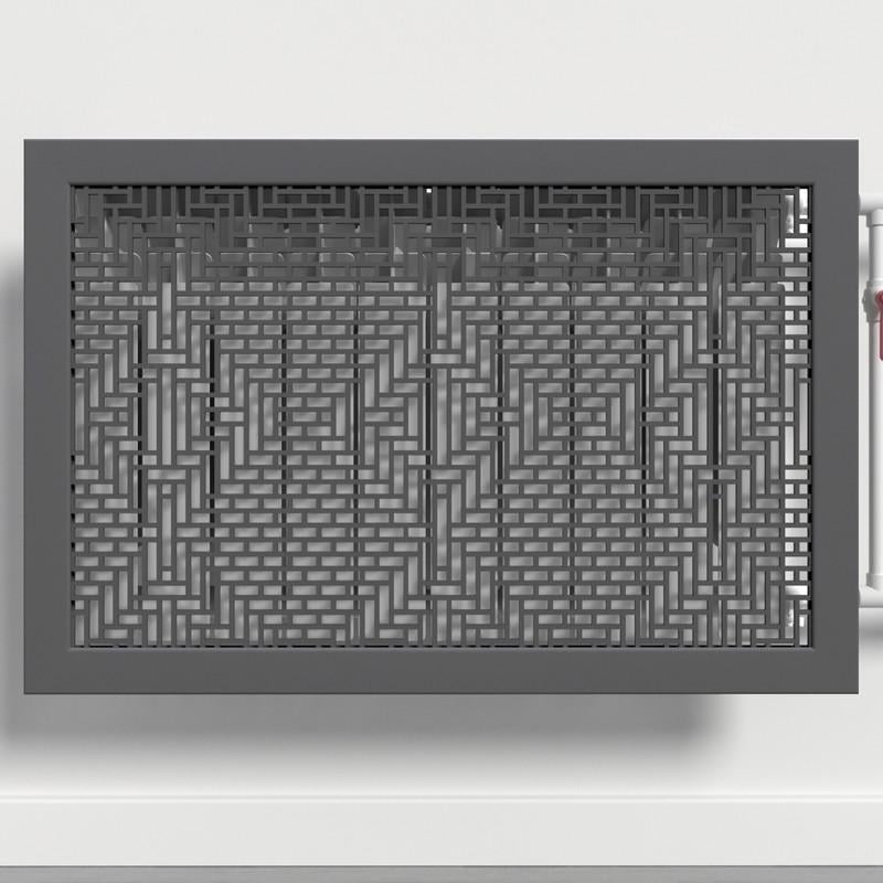 Решетка-экран на батарею SMARTWOOD 1200 мм Графит (R20684106)