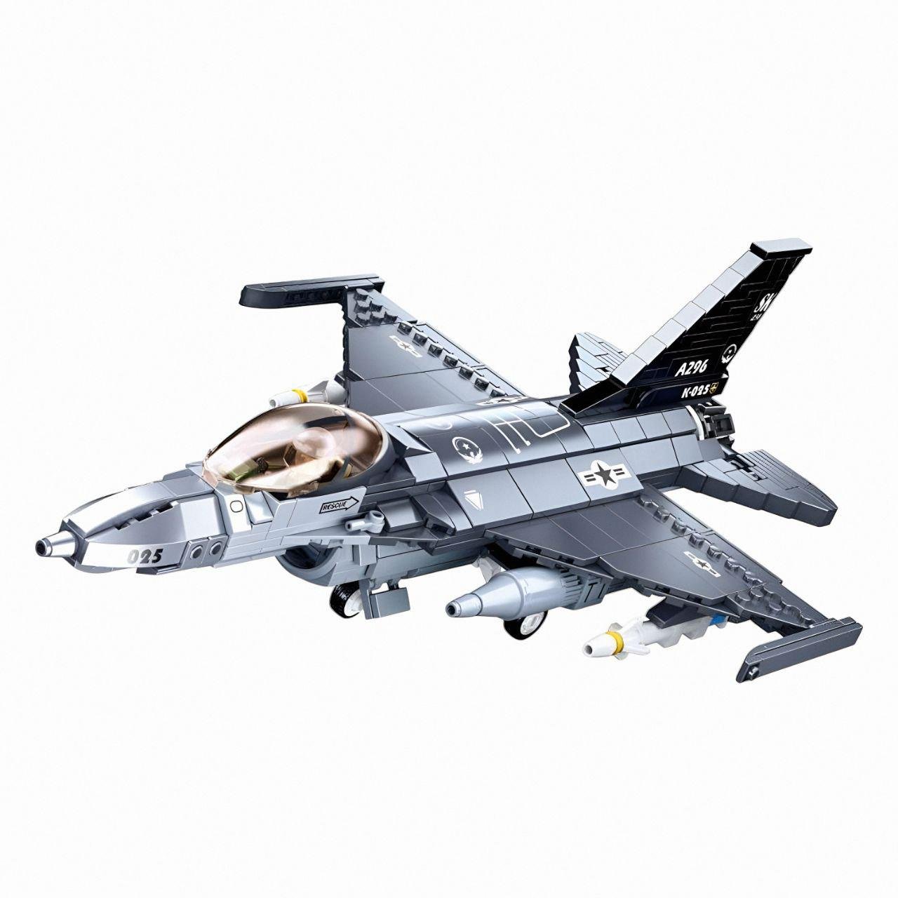 Конструктор Sluban M38-B0891 Военный самолет 521 деталь