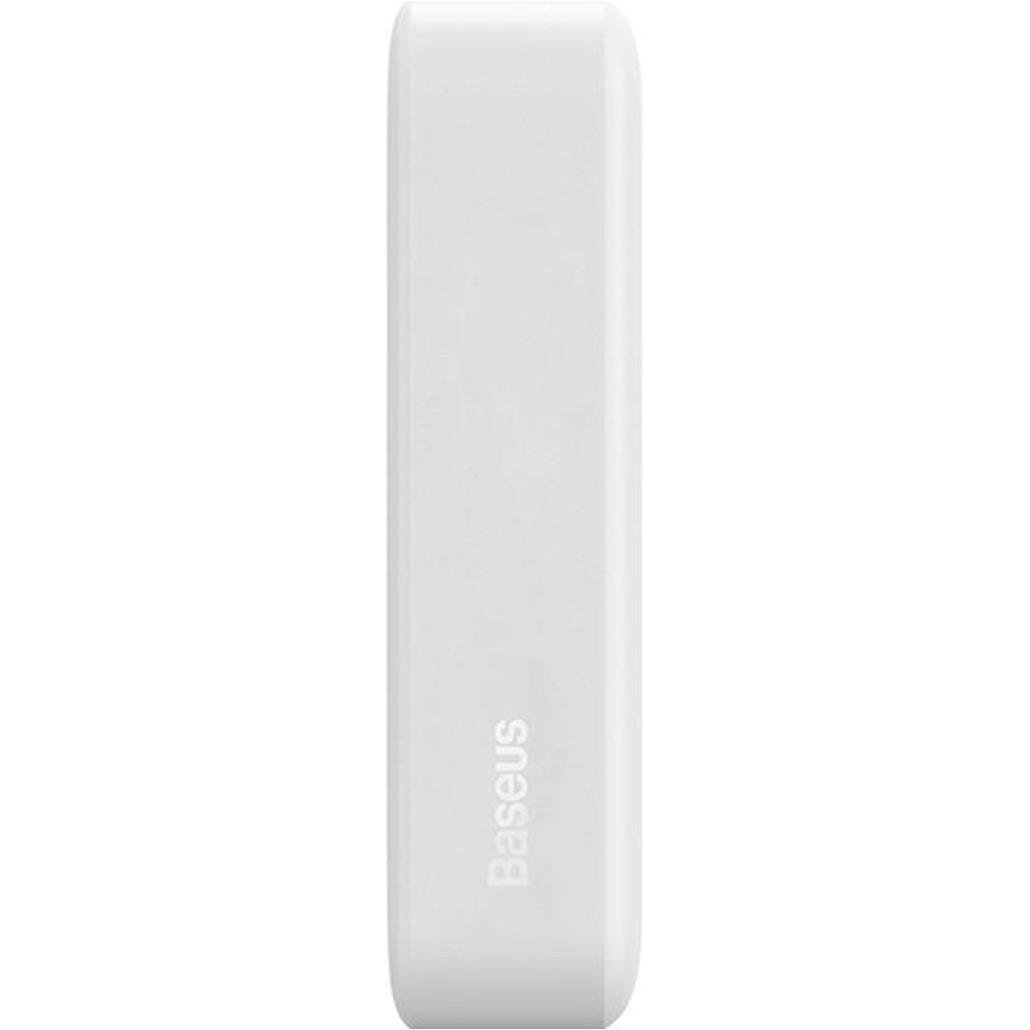 Внешний аккумулятор Baseus Magnetic Mini 20W 20000 mAh White (PPCX150002) - фото 7 Внешний аккумулятор Baseus Magnetic Mini 20W 20000 mAh White (PPCX150002) - фото 7