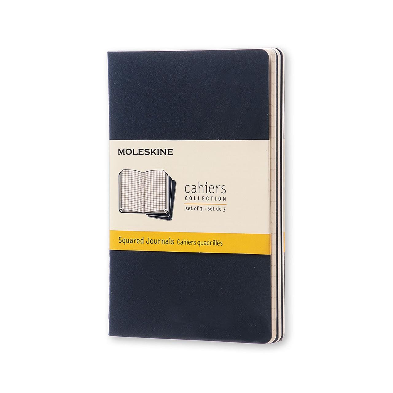 Блокнот Moleskine Cahier карманный 9х14 см 64 страницы клетка Синий (9788862930994)