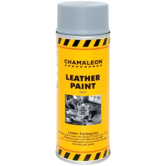 Фарба для вінілу та шкіри Сhamaleon 680 Leather Paint Spray 400 мл Сірий