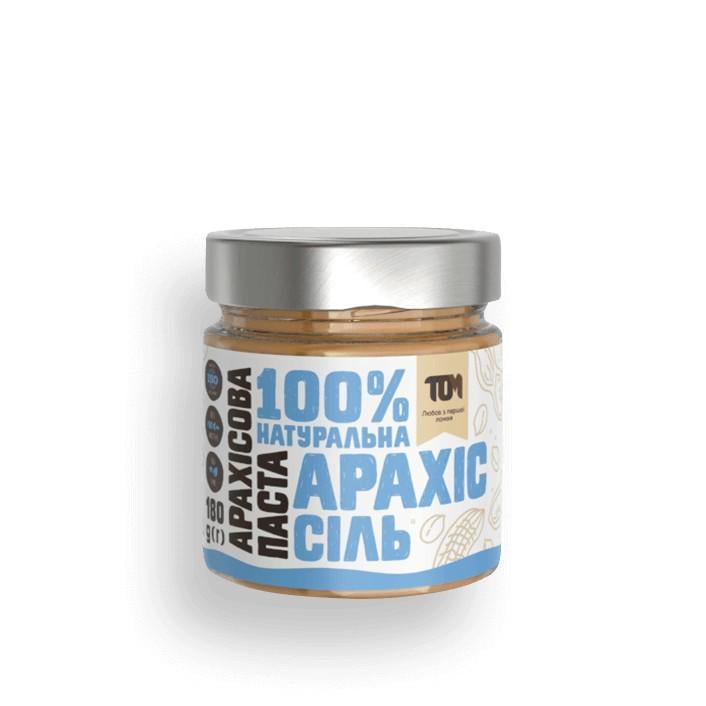 Арахисовая паста ТОМ соленая 180 г