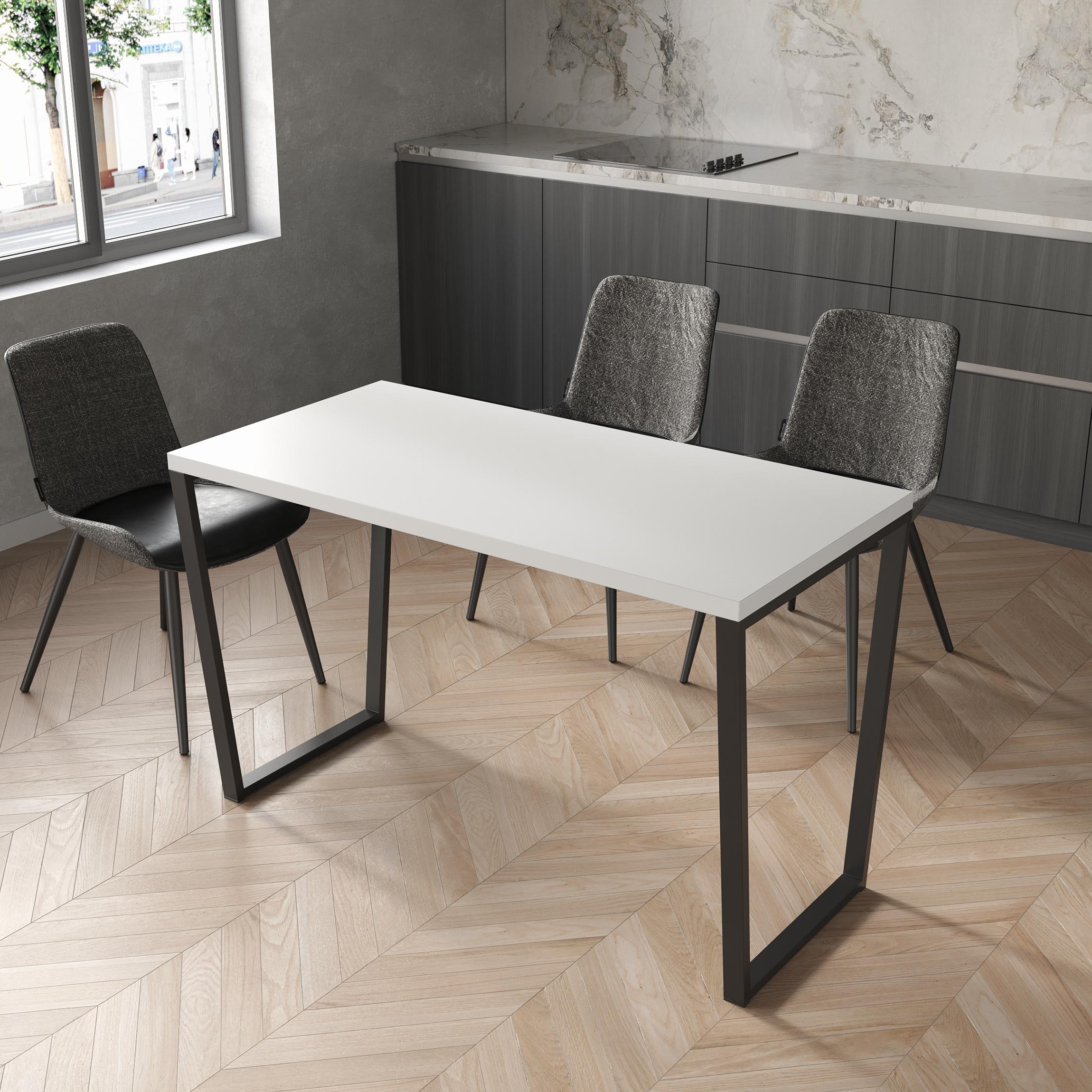 Обеденный стол 02 1200х500х32 мм Белый (23511225)