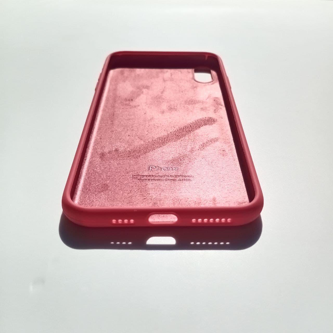 Чехол Silicone Case для Apple iPhone XS Max Camelia - фото 3