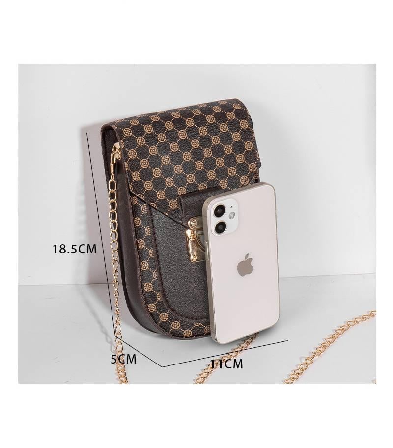 Сумка жіноча для телефону Світло-коричневий - фото 3