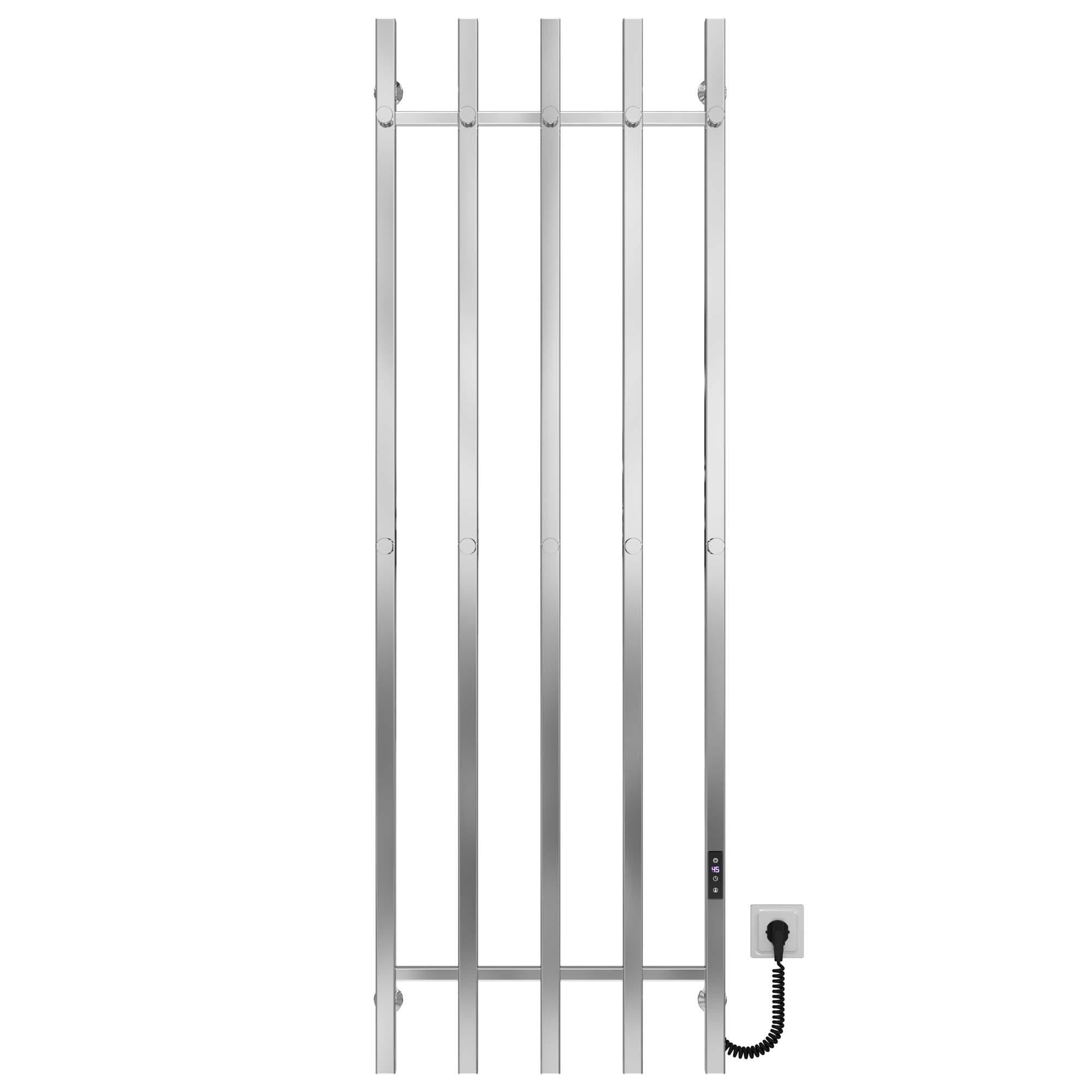 Полотенцесушитель электрический Deffi Split П5 JD04 правое подключение нержавеющая сталь 500x1600 мм Хром (A.SP.160.50.5.ECR2)