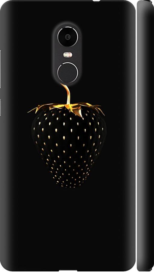 Чехол на Xiaomi Redmi Note 4X Черная клубника (3585m-951-42517)