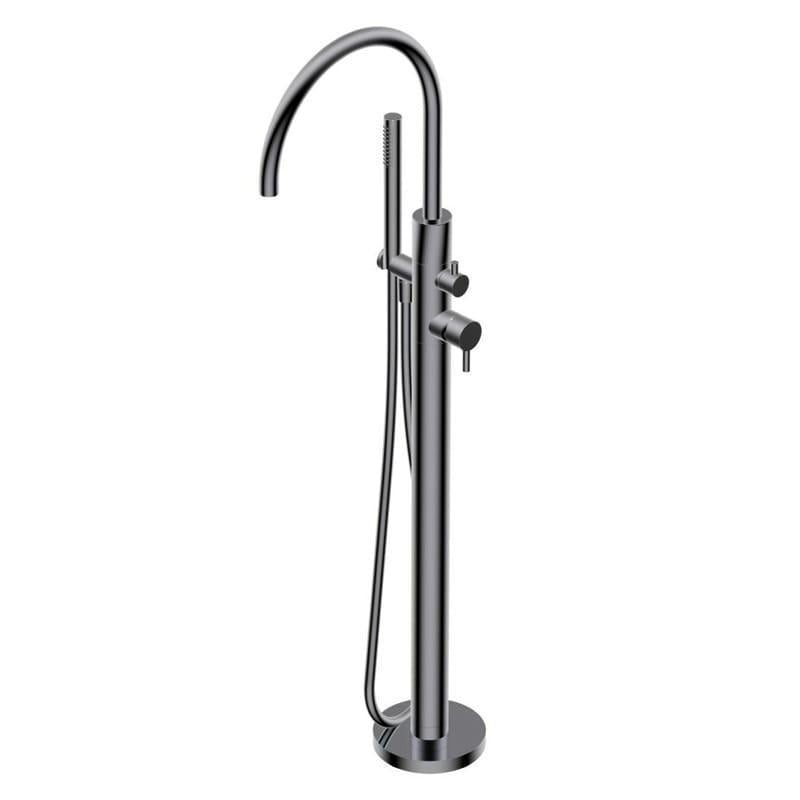 Смеситель для ванны Ritmonio Diametro35 S напольный Серый матовый (PR52DB202BLX)