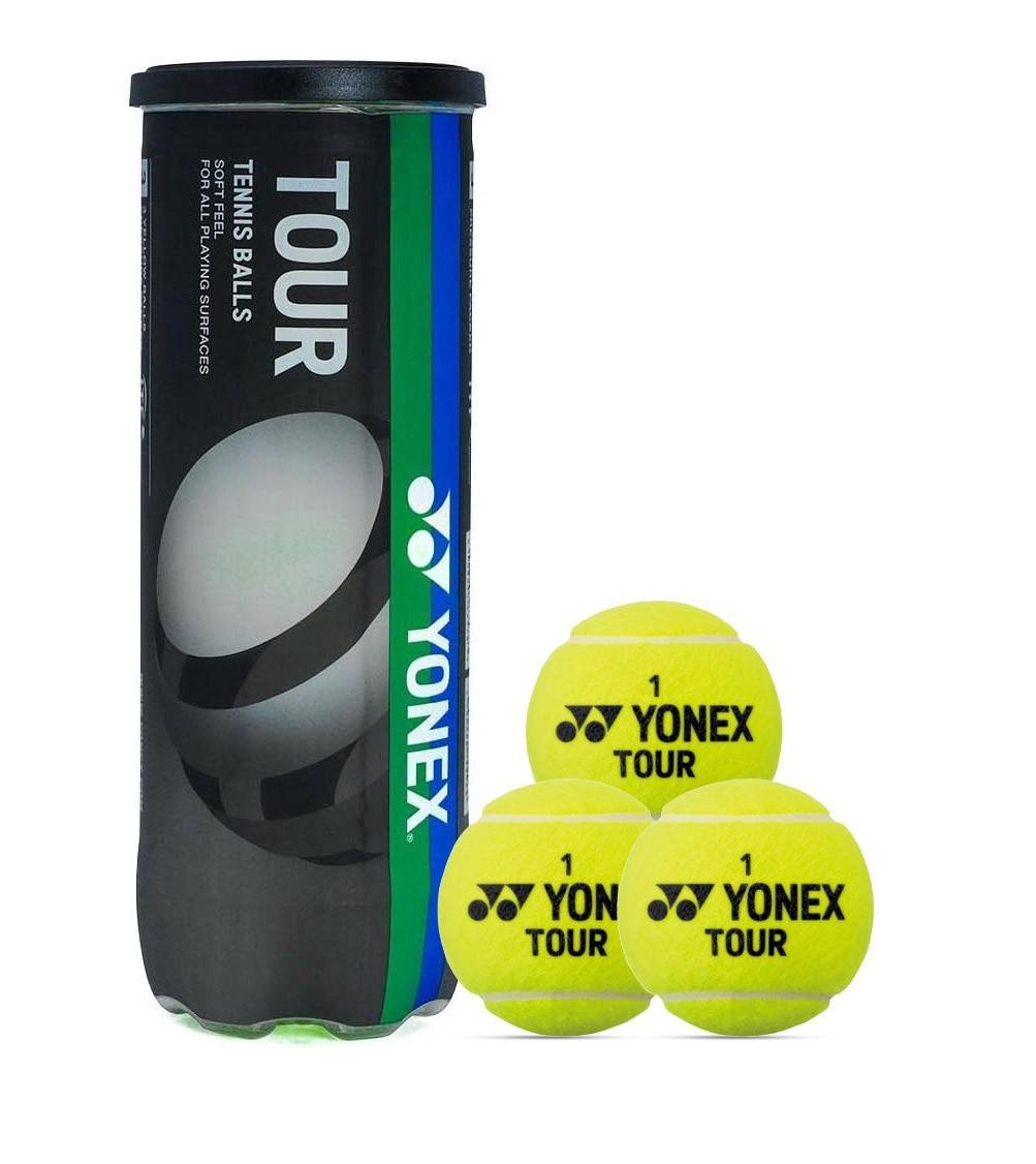 М'ячі для тенісу Yonex Tour 3B Жовтий (TBTR3B)