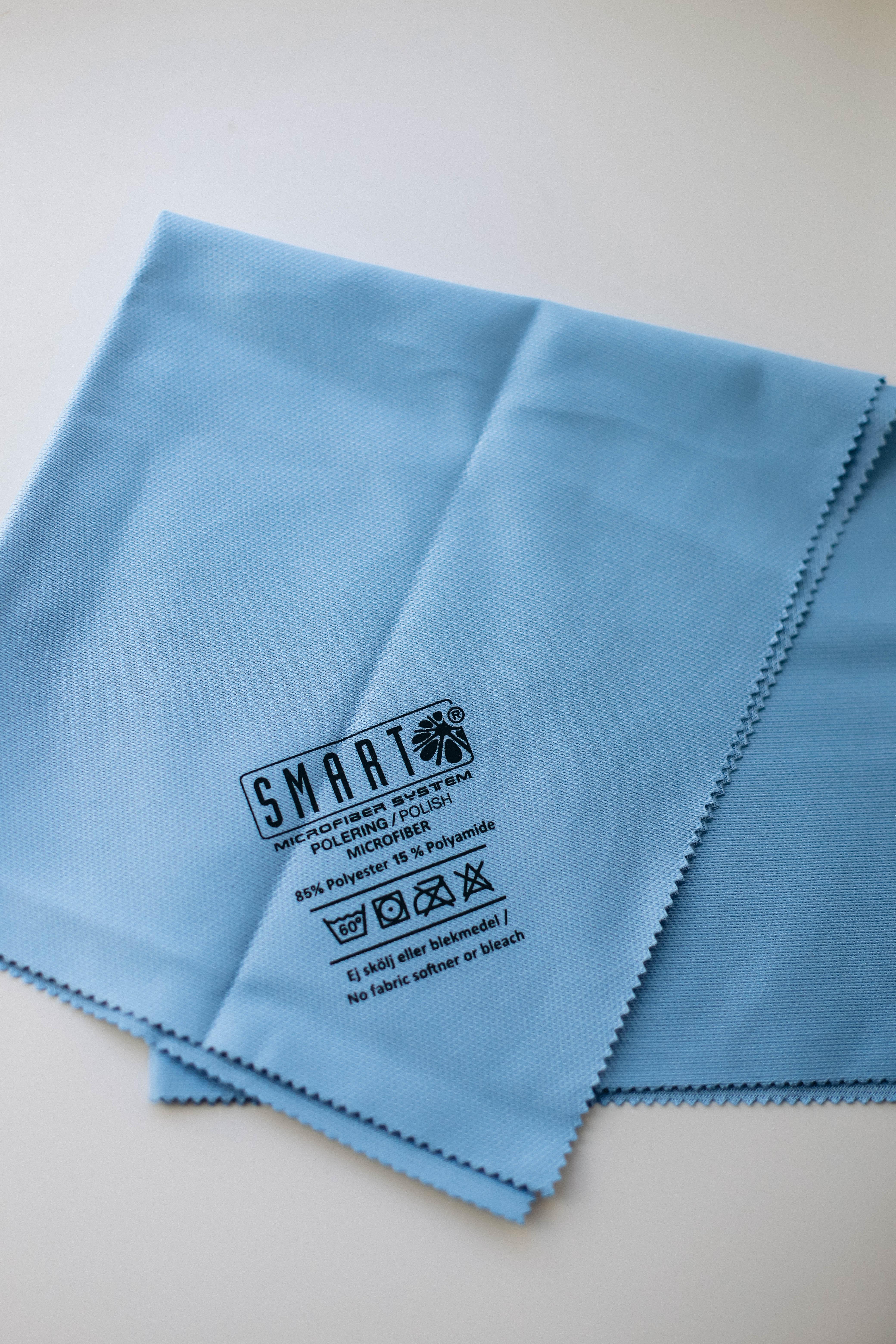 серветка для скла Smart Традиционная микрофибра 40х40 см голубая(100127) - фото 2 серветка для скла Smart Традиционная микрофибра 40х40 см голубая(100127) - фото 2