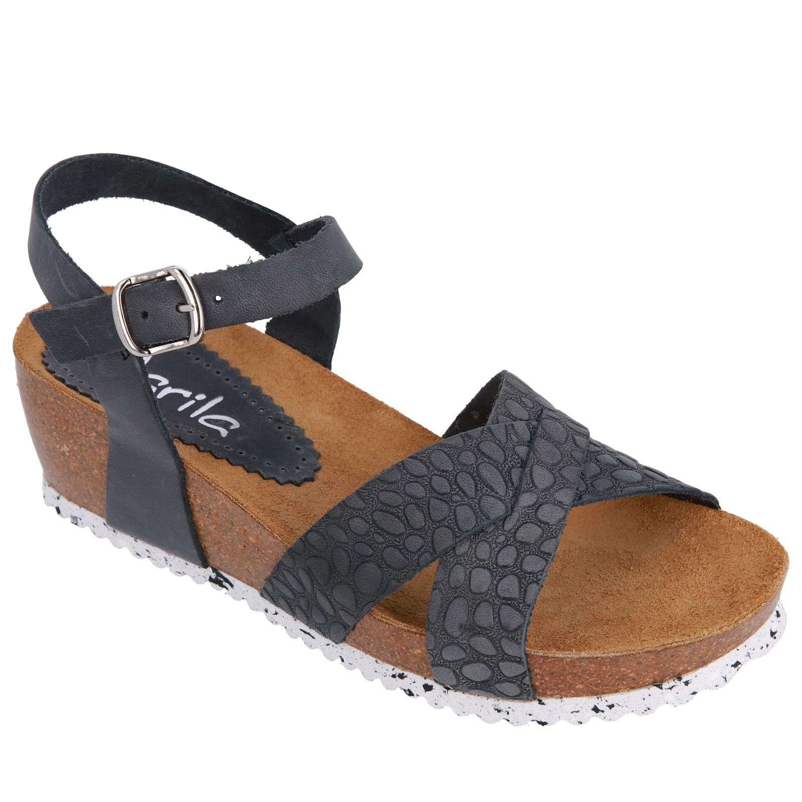 Босоножки женские Marila р. 37 Синий (92314225)