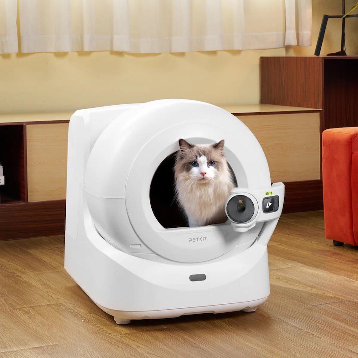Лоток для кошек смарт автоматический PETKIT Purobot Ultra with Camera 75 л White (P9903) - фото 8 Лоток для кошек смарт автоматический PETKIT Purobot Ultra with Camera 75 л White (P9903) - фото 8