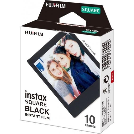 Фотоплівка Fujifilm Instax Square Black Frame 10 шт. - фото 1