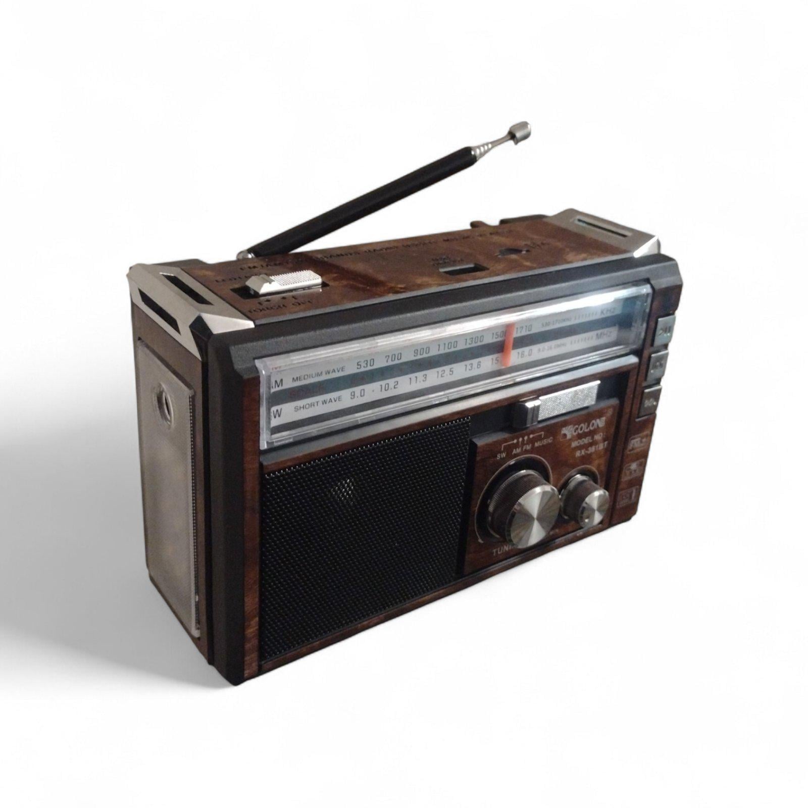 Радиоприемник сетевой GOLON RX-381 UAR портативный