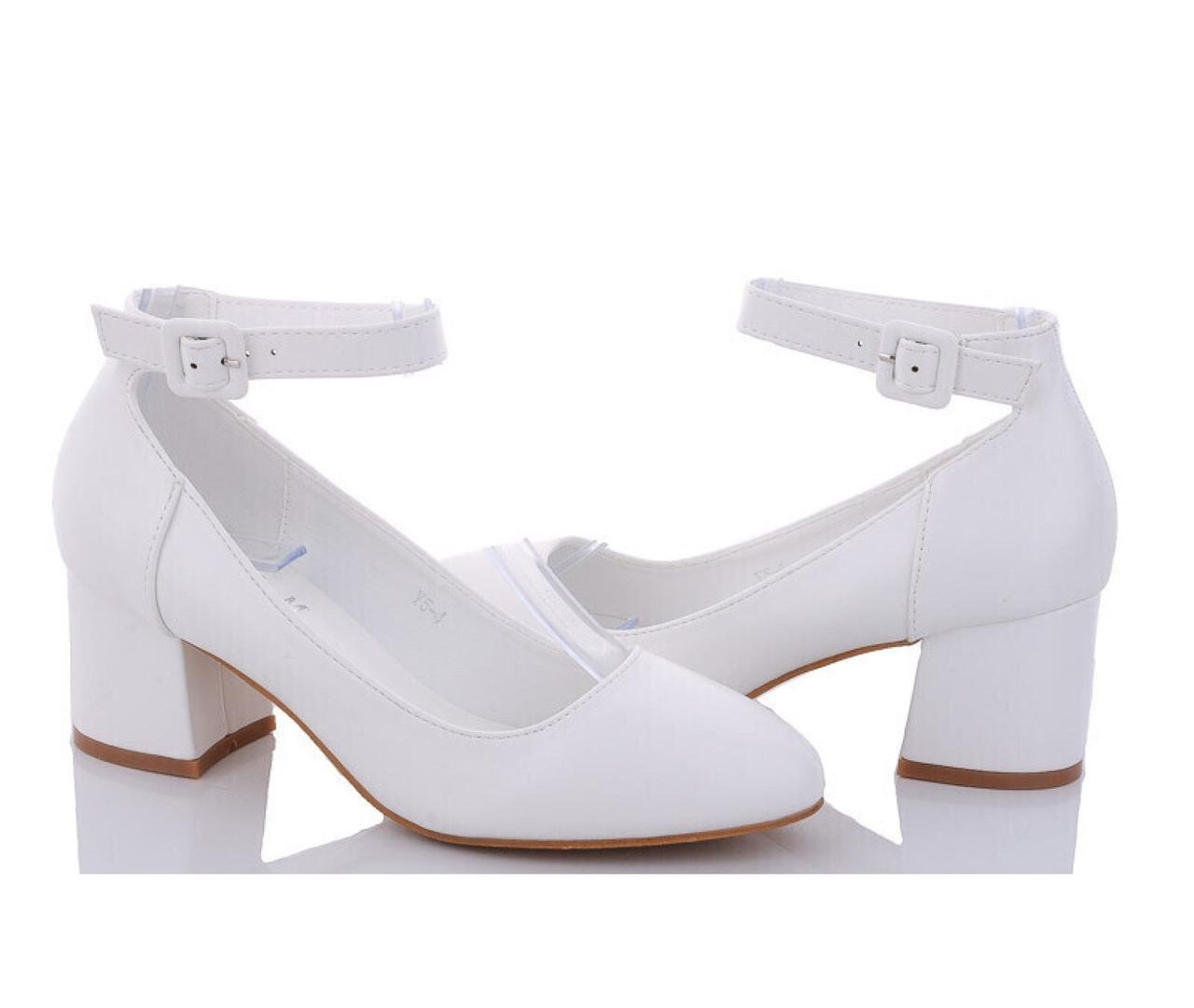 Туфли женские L&M Y545454/40 р. 40 Белый