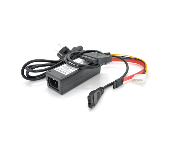 Контроллер активный VOLTRONIC USB 2.0 - IDE/IDE mini/SATA БП 12V Black (YT-CA-I/Im/S)