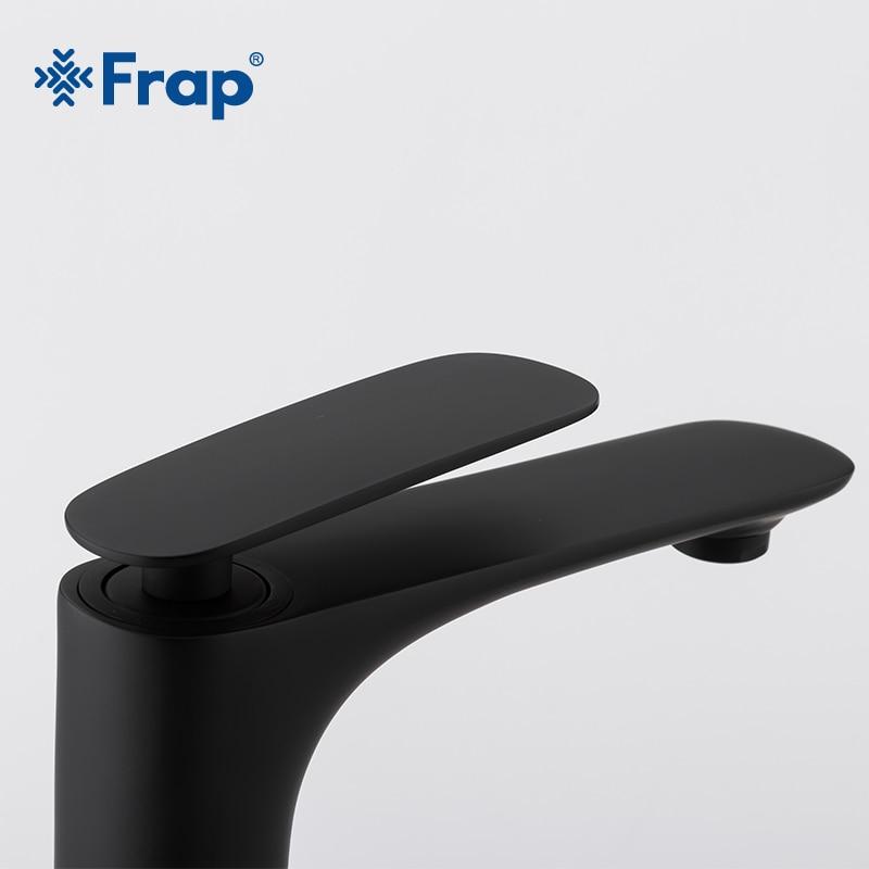 Змішувач для умивальника Frap H52 F1052-57 високий Чорний - фото 4 Змішувач для умивальника Frap H52 F1052-57 високий Чорний - фото 4