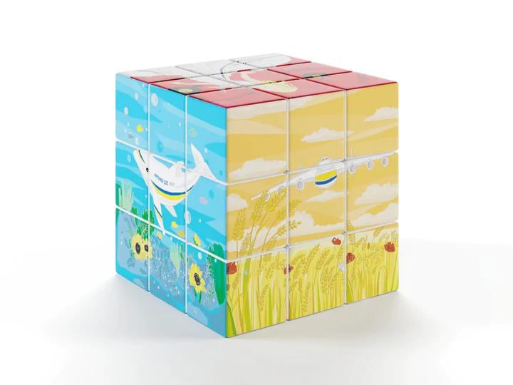 Кубик-рубик коллекционный Украинская Мечта художников из Украины 7х7х7 см (PC-UD001)