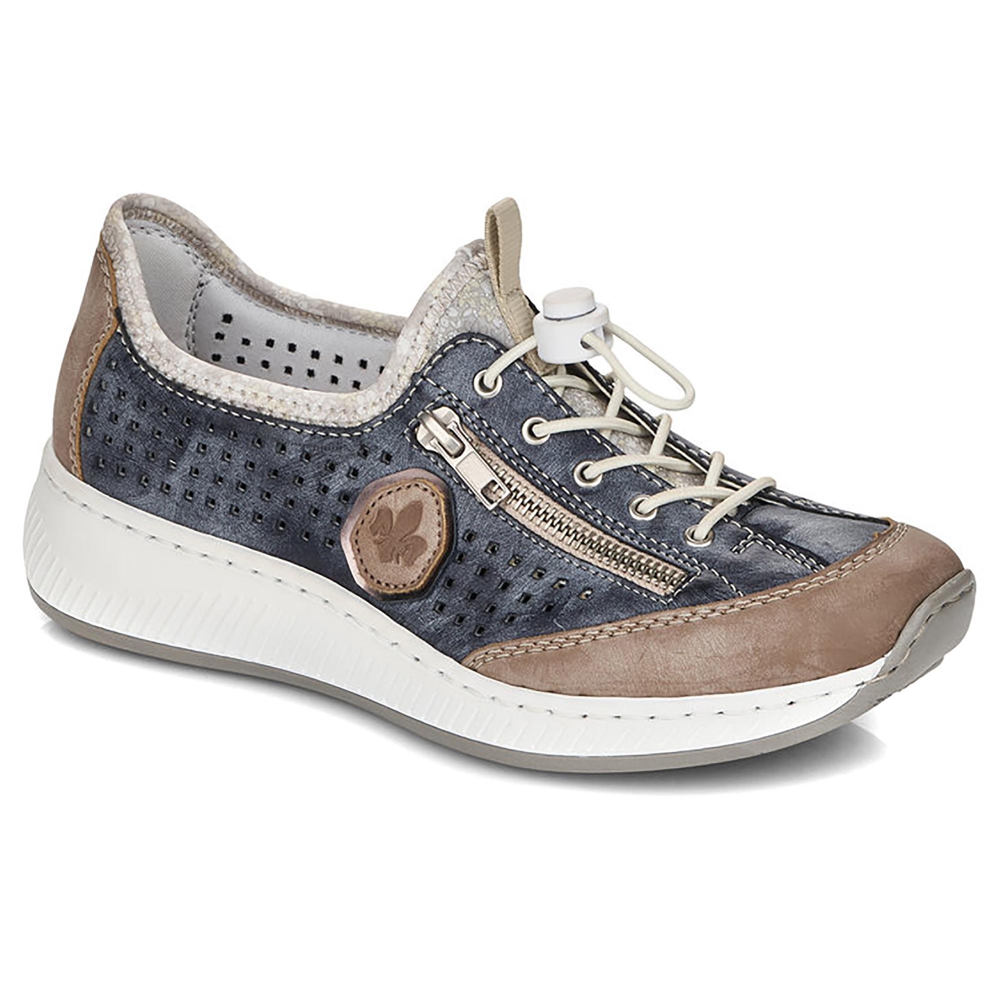 Кроссовки весенние женские Rieker р. 37 Синий/коричневый (089334-37) Кроссовки весенние женские Rieker р. 37 Синий/коричневый (089334-37)