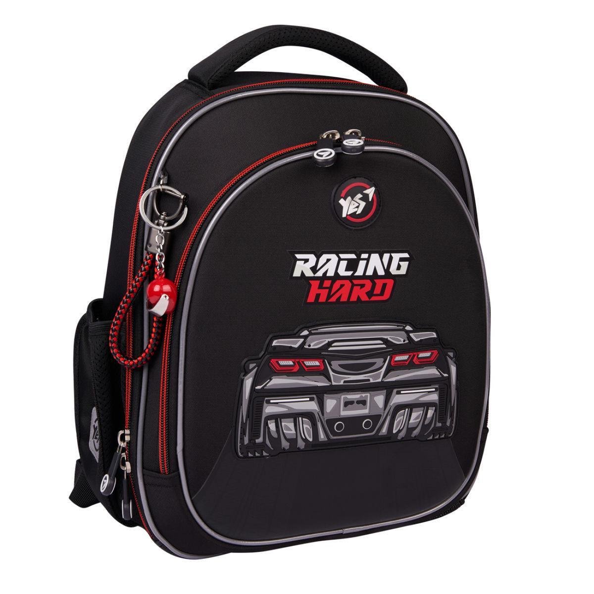 Рюкзак школьный YES Race Day 37x26x13 см 12 л Черный (559881)