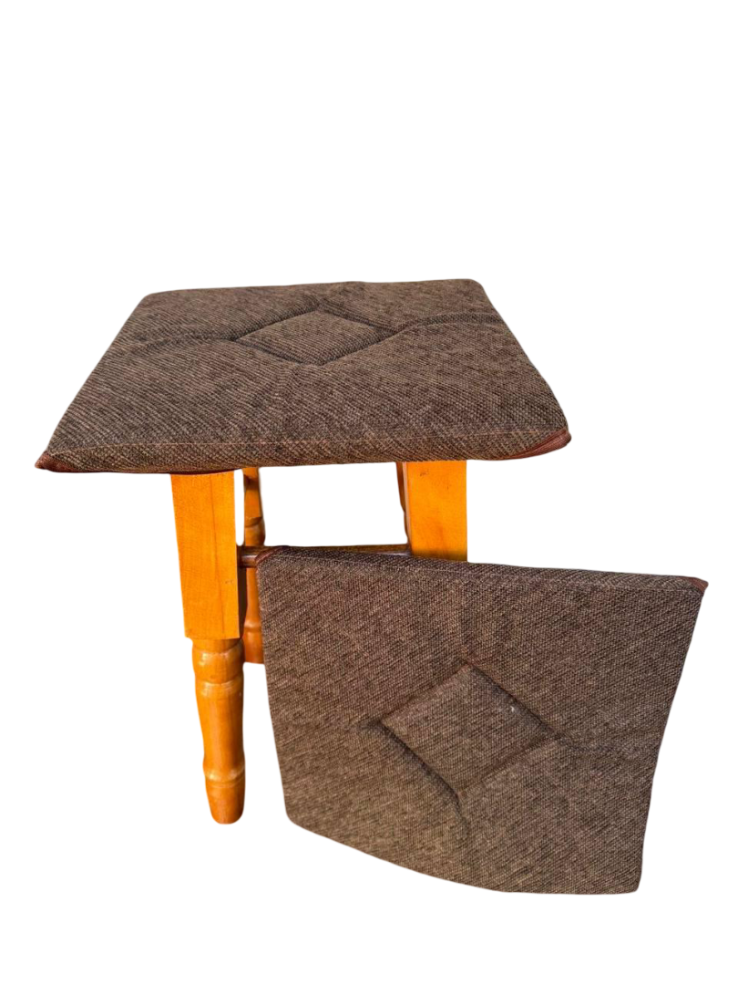 Чехлы на табуретки квадратные 4 шт. Коричневый (Д-chohol-001-06) - фото 1 Чехлы на табуретки квадратные 4 шт. Коричневый (Д-chohol-001-06) - фото 1