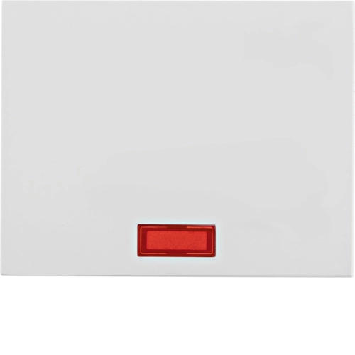 Панель лицевая Berker K.1 для выключателя с линзой Полярная белизна (14157009)