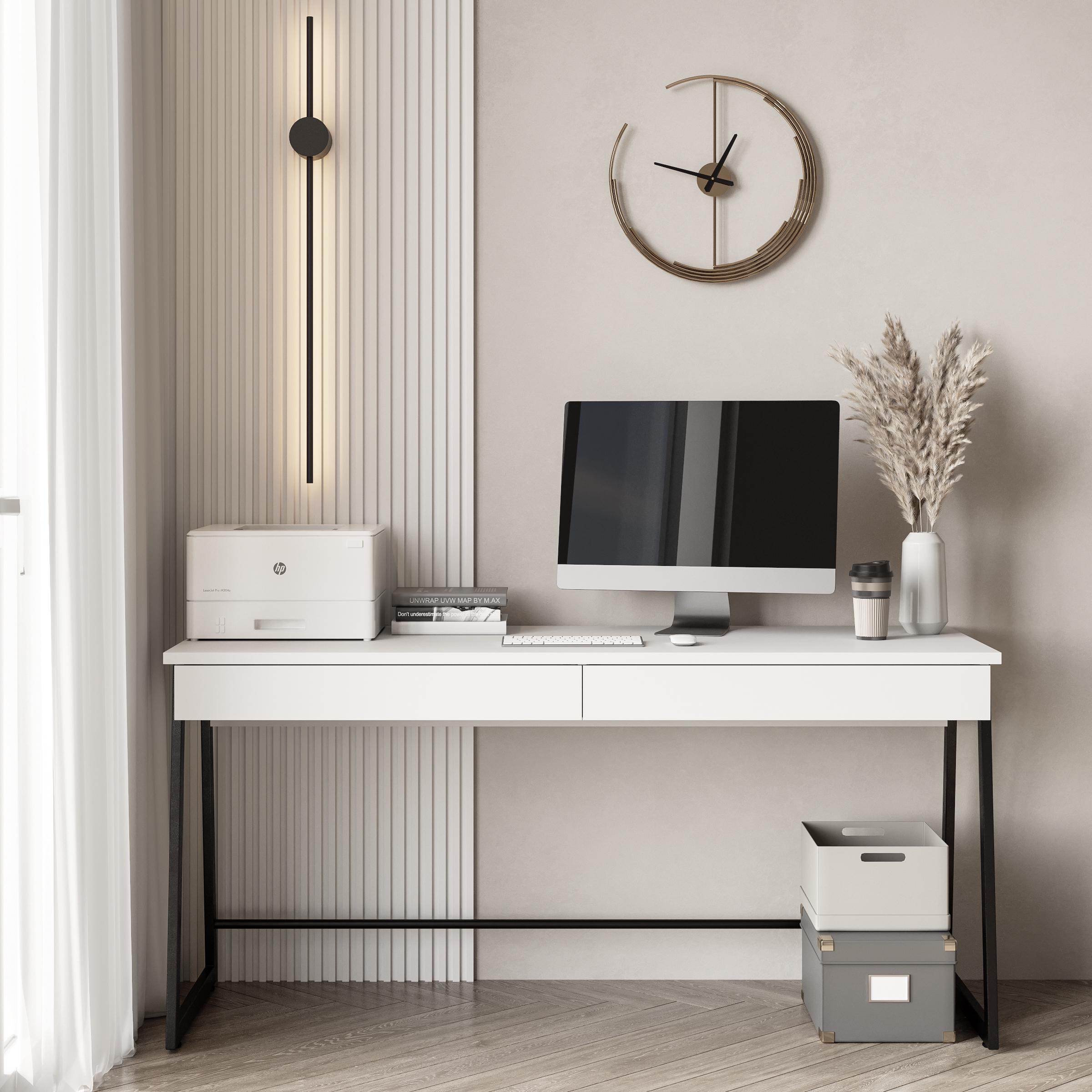 Стіл письмовий Loft-1 1400х598х750 мм Білий (Арт.210) - фото 3 Стіл письмовий Loft-1 1400х598х750 мм Білий (Арт.210) - фото 3