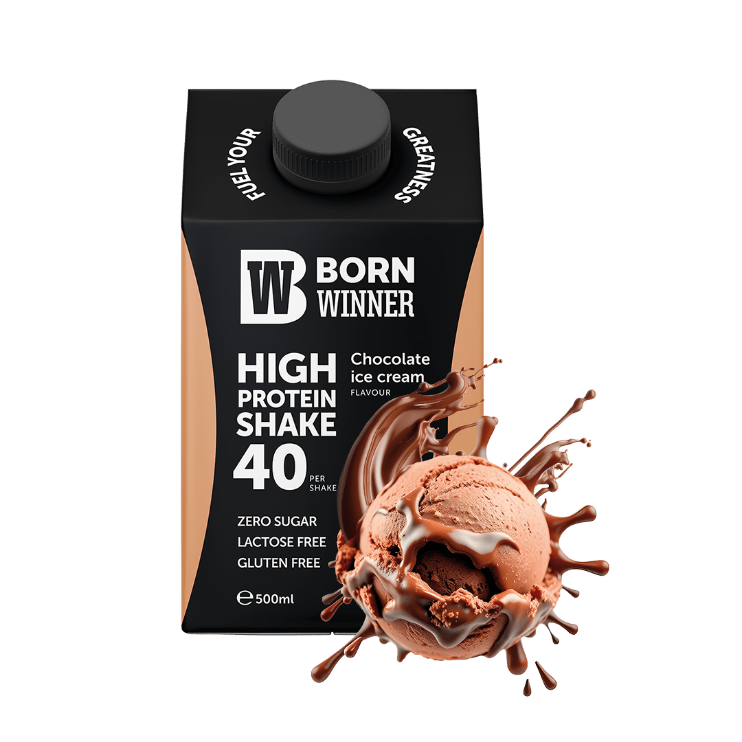 Шейк протеїновий Born Winner зі смаком шоколадного морозива 500 мл
