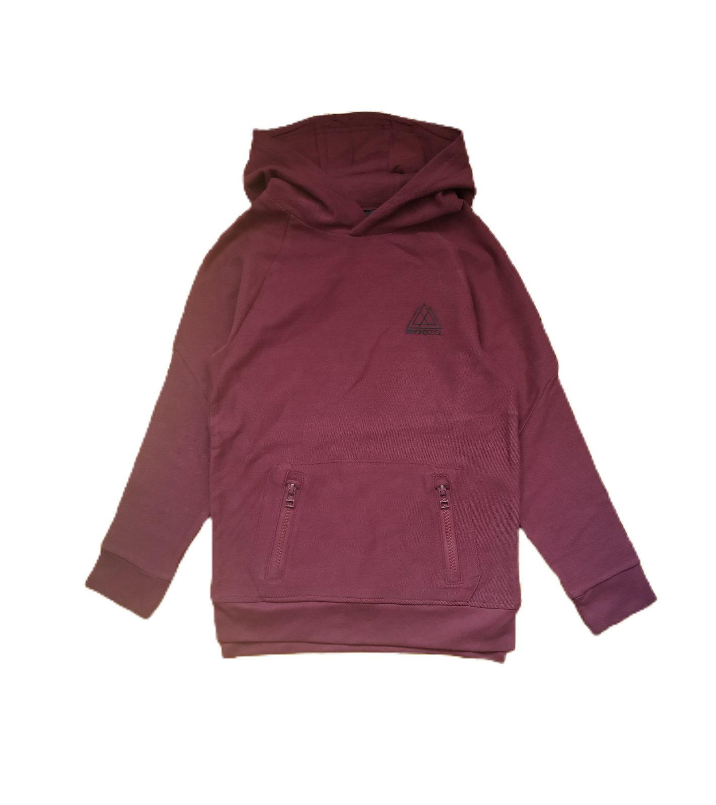Худи с капюшоном для мальчика George размер 122-128 см Бордовый (5715712)