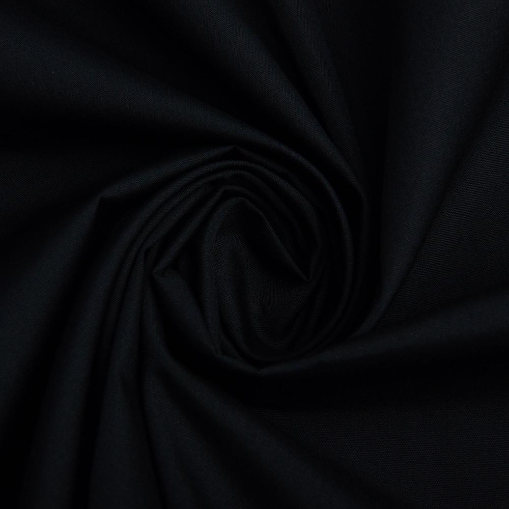 Ткань рубашечная однотонная 117 гр/м2 Черный (99017)