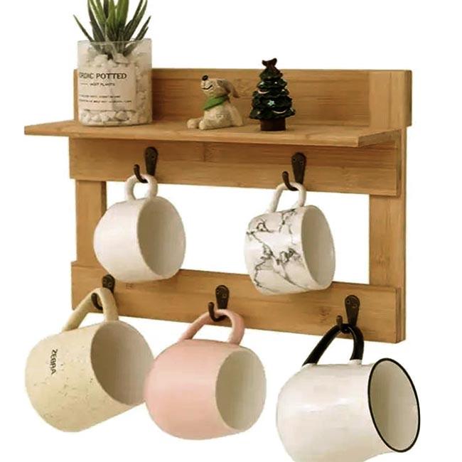 Органайзер для кружек из дерева Верин Сиена (СДК-006805)