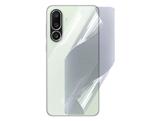 Противоударная гидрогелевая пленка Hydrogel Film для Samsung Galaxy M56 на заднюю панель Transparent