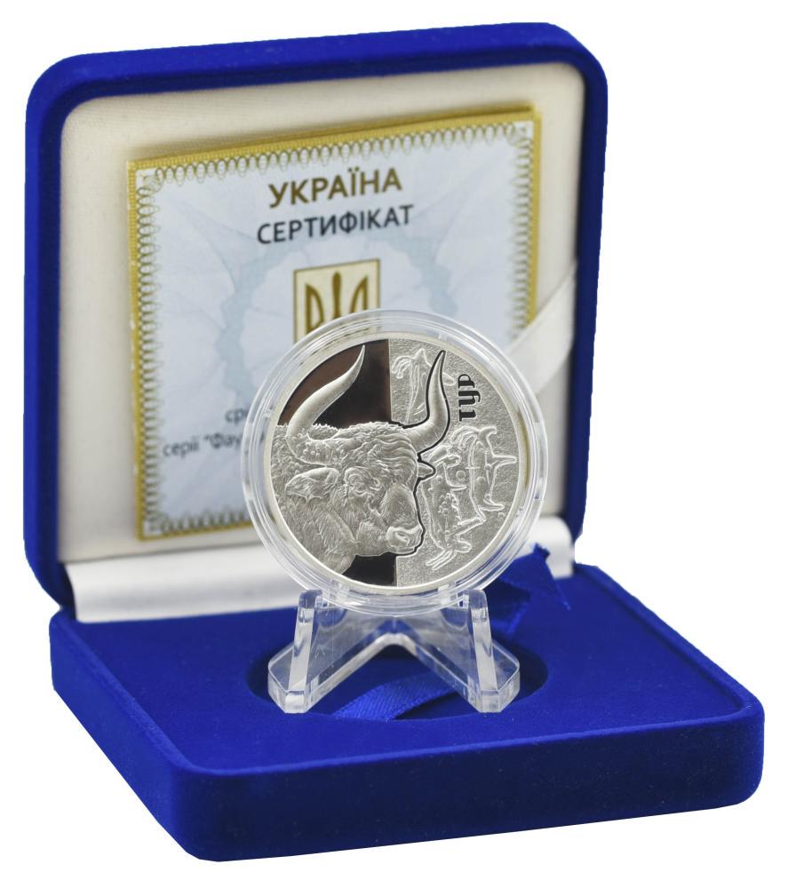 Коллекционная монета Украина 5 гривен 2017 «Фауна-Тур» Серебро UNC (М05967)