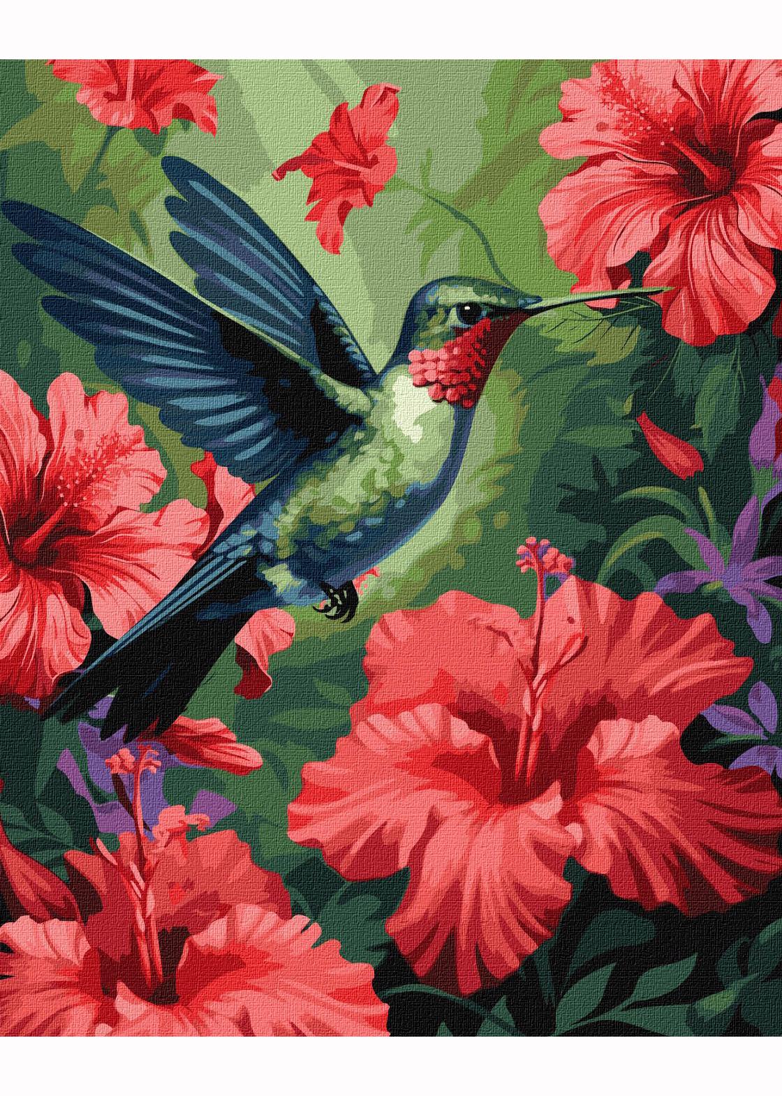 Картина по номерам Идейка В райском саду 40х50 (KHO6577)