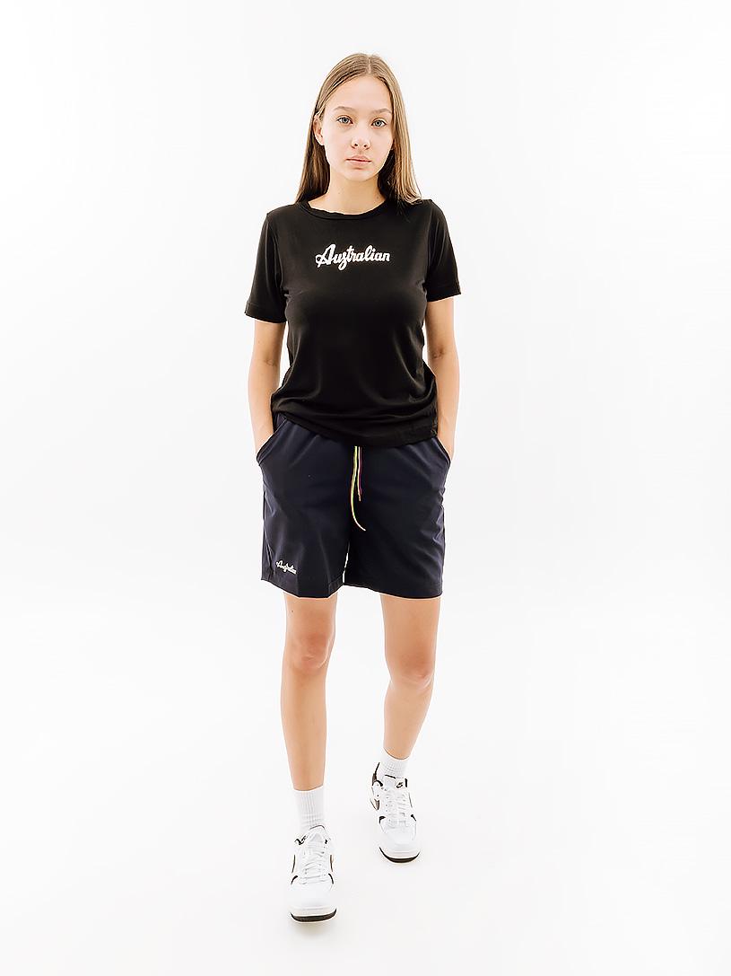 Футболка жіноча Australian COTTON TEE HOLOGRAPHIC LOGO L Чорний (7dLSDTS0030-003 L)