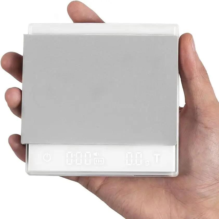 Весы для приготовления кофе MHW-3BOMBER Cube Mini для кофейни с таймером (ES6034W) - фото 2